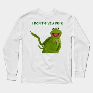 I Don't Give a Fu*k - Cartoon Characters Long Sleeve T-Shirt